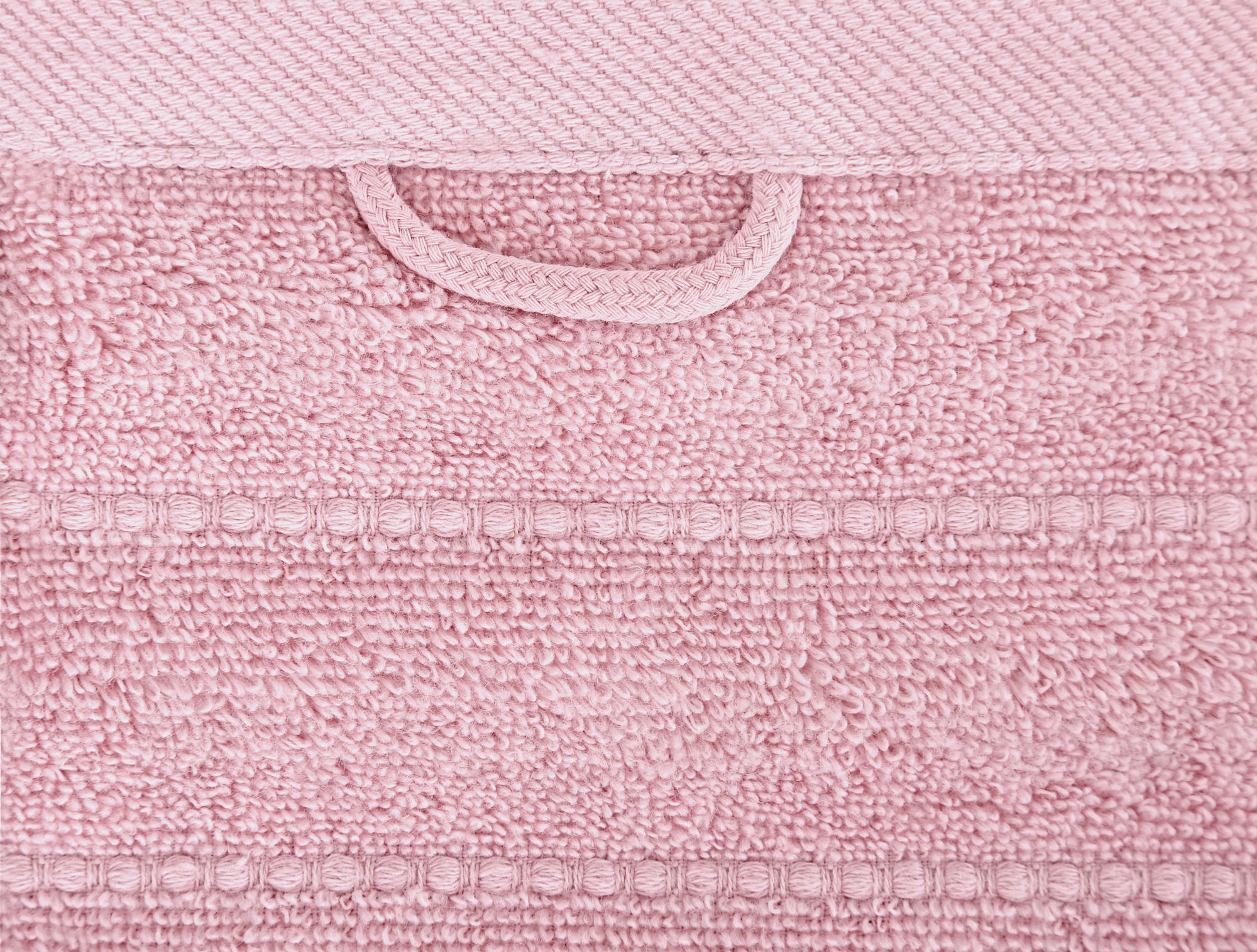 Bombacio asciugamano 70 x 130 cm cotone rosa