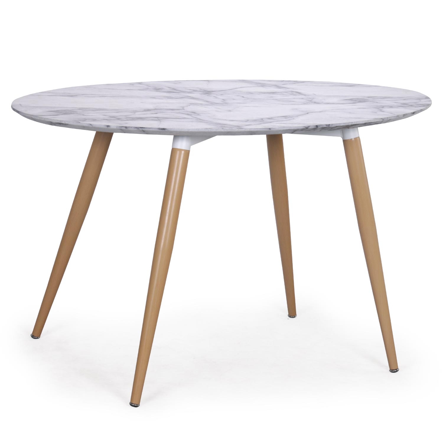 Tavolo ovale scandinavo  Sissi effetto marmo