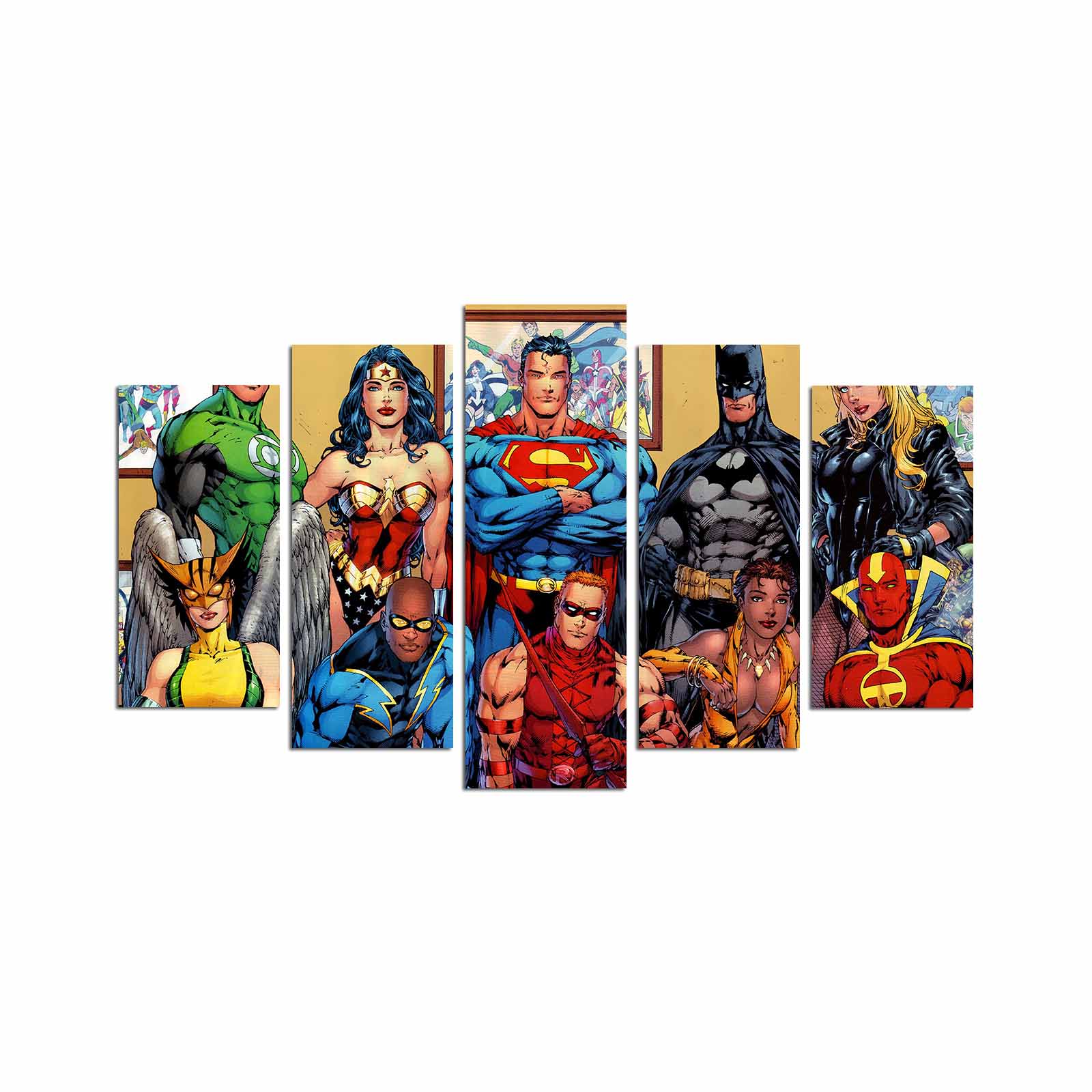 Pentaptychart Justice League DC Comics Atos MDF Multicolore