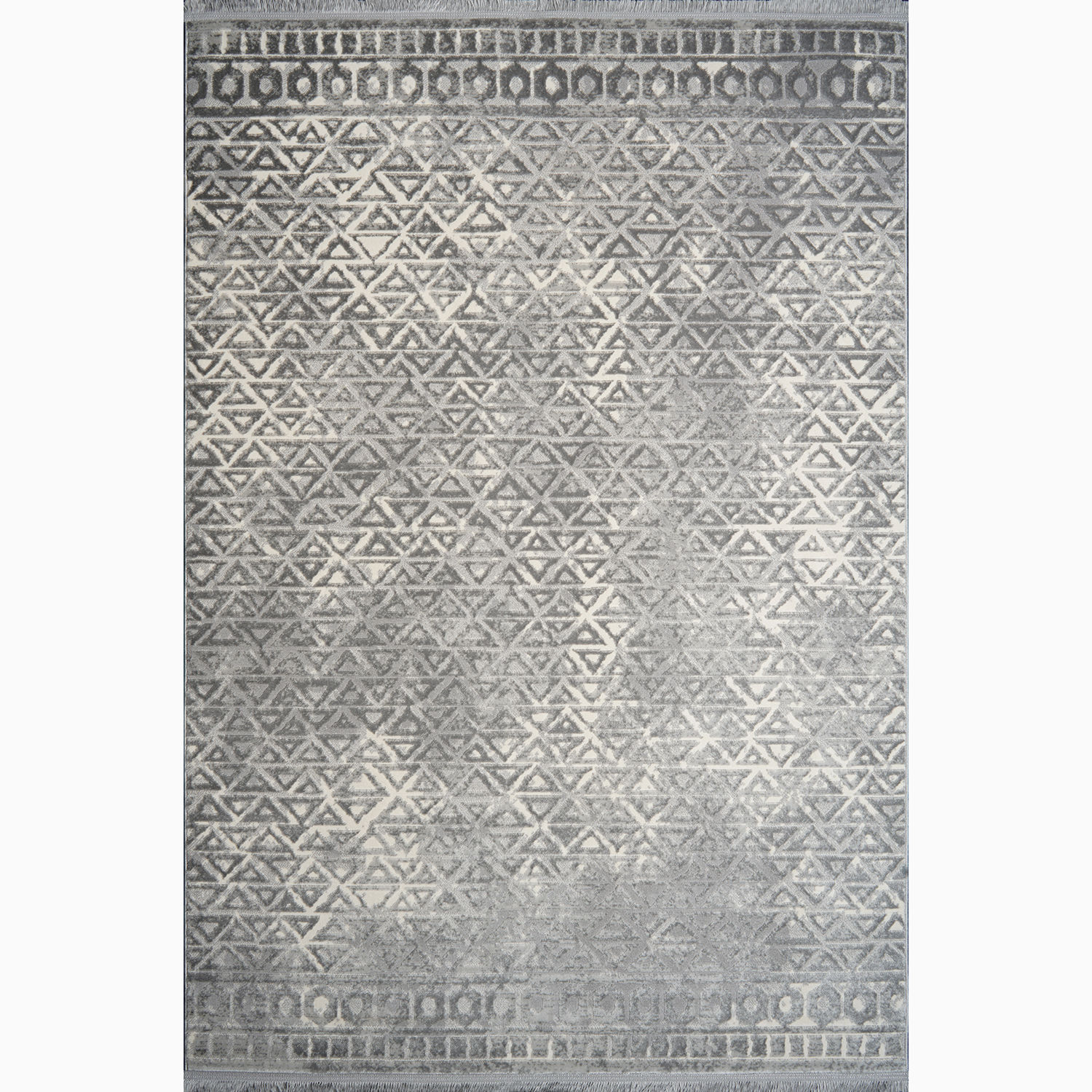 Tappeto Ketuss 100x150cm Tessuto a motivi geometrici Grigio